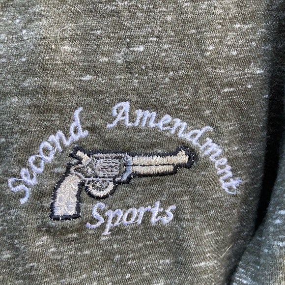 Sonoma Tops - Second Amendment Sports Logo on Lightweight V-Neck Top by Sonoma